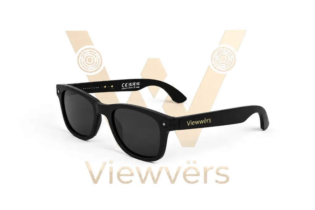 [40110] URANO - Gafas de sol con IA y cámara | Viewvërs (Negro)